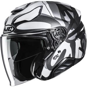 Avokypärä HJC F31 Sora MC5 musta-harmaa-valkoinen