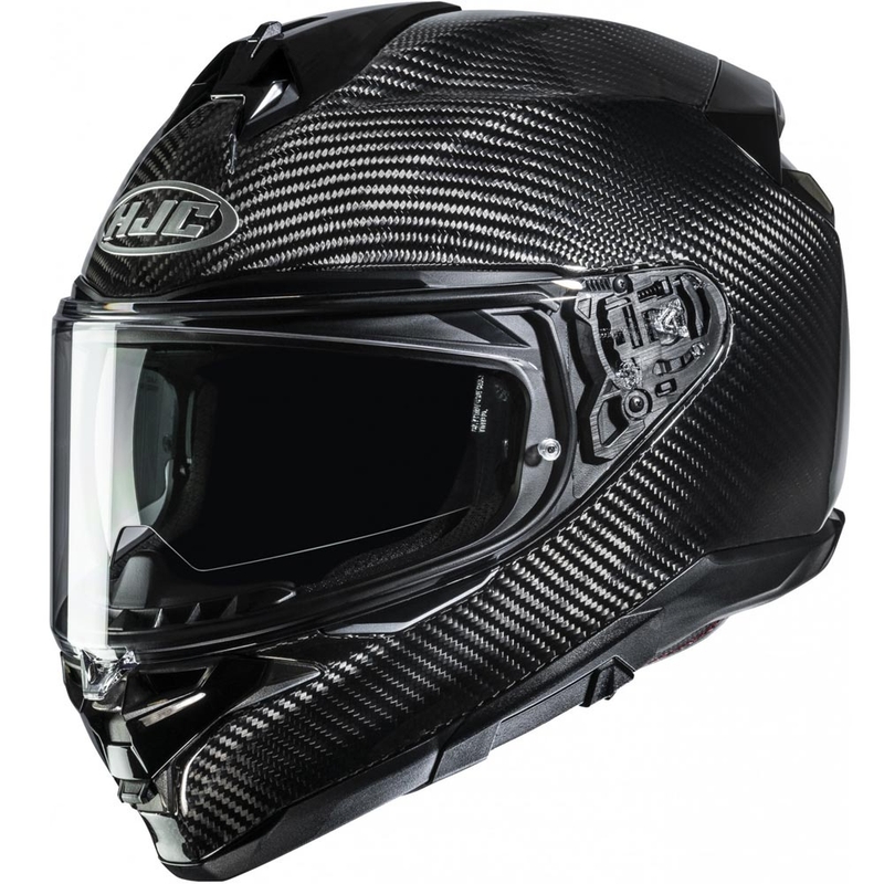Kokokasvoinen moottoripyöräkypärä HJC F72 Carbon Solid musta
