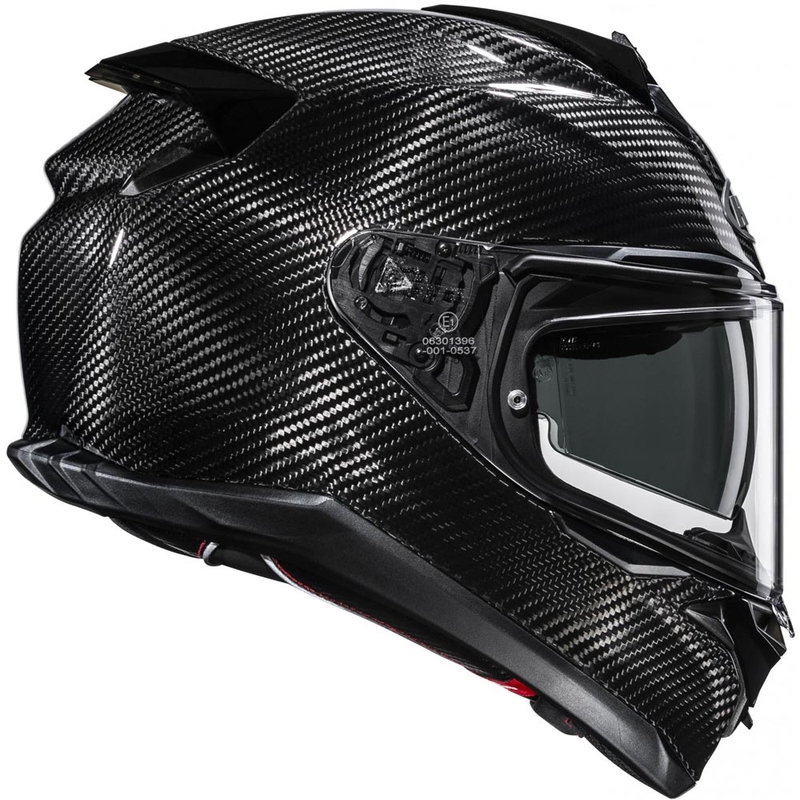 Kokokasvoinen moottoripyöräkypärä HJC F72 Carbon Solid musta