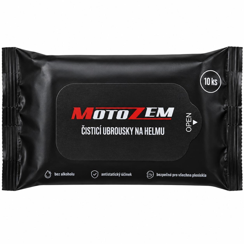 MotoZem kypäränpuhdistusliinat 10 kpl.