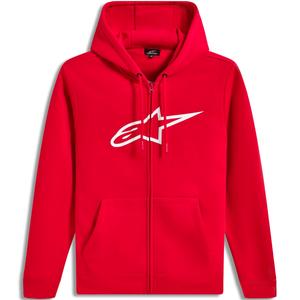Alpinestars Ageless vetoketjullinen huppari 3 punainen-valkoinen