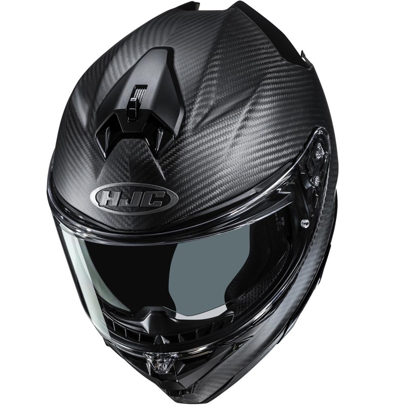 HJC F72 Carbon Solid -moottoripyörän kokokypärä mattamusta