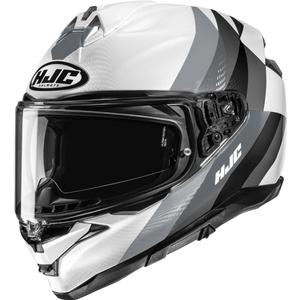 Kokokasvoinen moottoripyöräkypärä HJC F72 Racero MC10 valkoinen-harmaa-musta