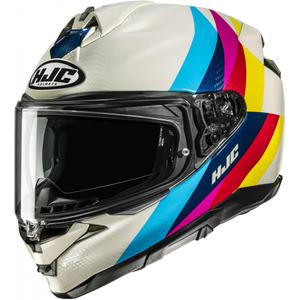 Kokokasvoinen moottoripyöräkypärä HJC F72 Racero MC23 valkoinen