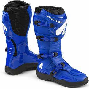 Forma Traction motocrossisaappaat sini-musta-valkoinen
