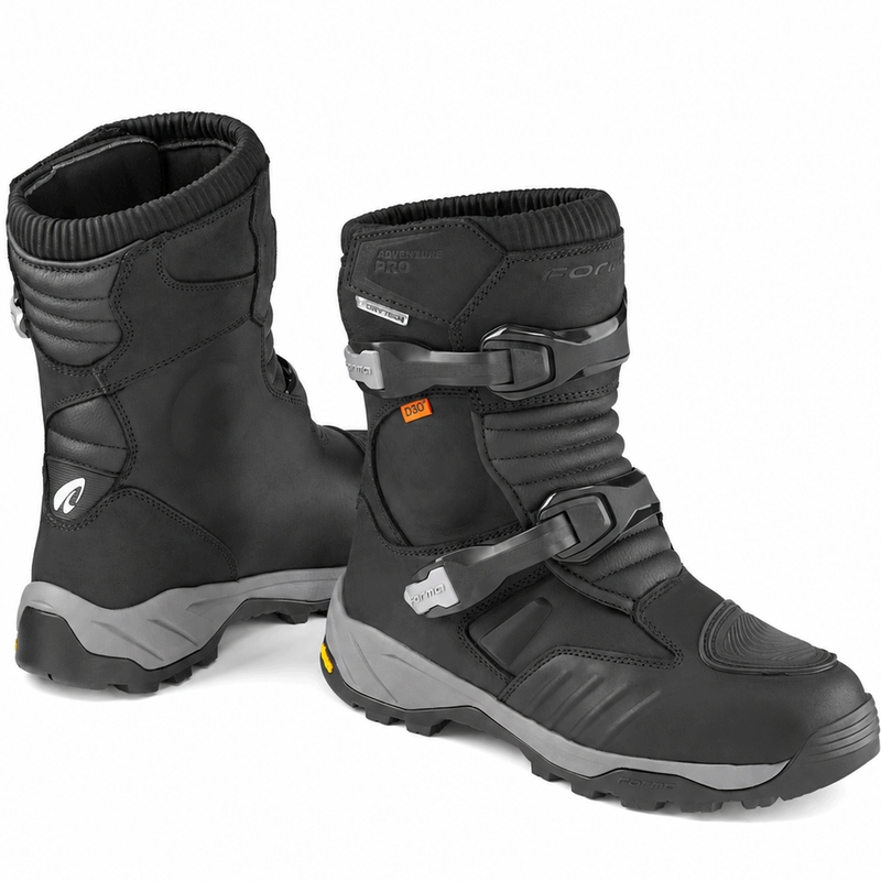 Forma Adventure Pro Low Dry -moottoripyöräsaappaat Mustat