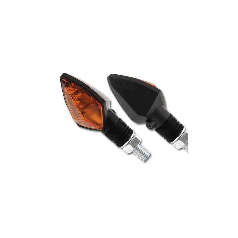 Halogenové blinkry na moto Shin-Yo Rock oranžové