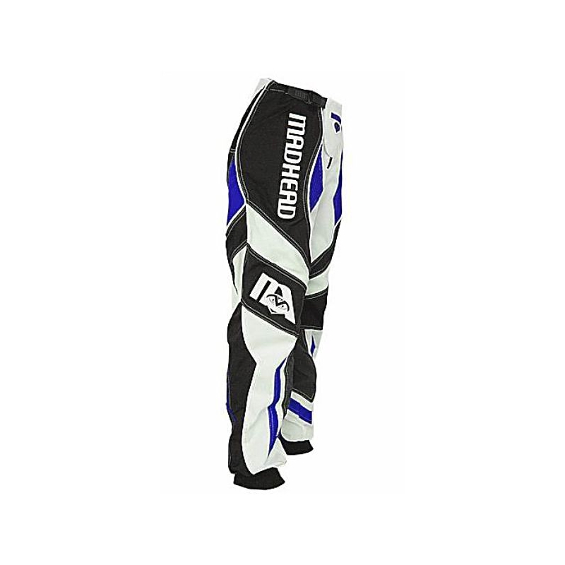Dětské MX kalhoty na moto - Madhead-X2B modré