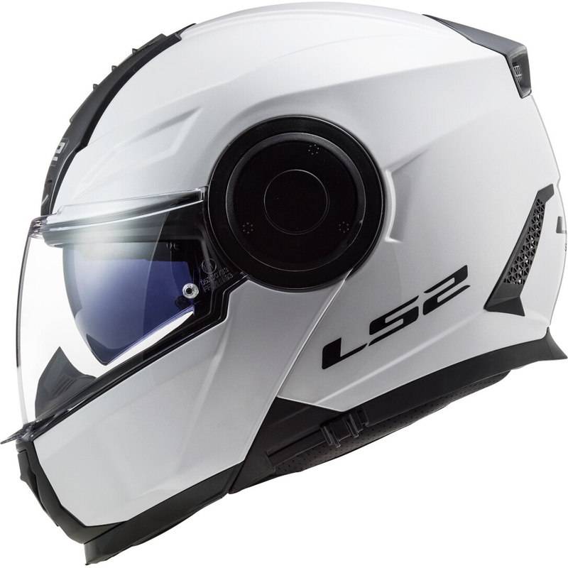 Vyklápěcí přilba na motorku LS2 FF902 Scope Solid bílá