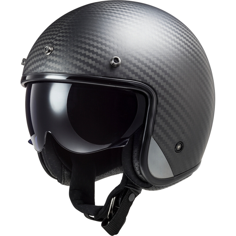 Avoin moottoripyöräilykypärä LS2 OF601 Bob C Carbon
