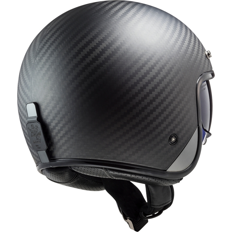 Avoin moottoripyöräilykypärä LS2 OF601 Bob C Carbon