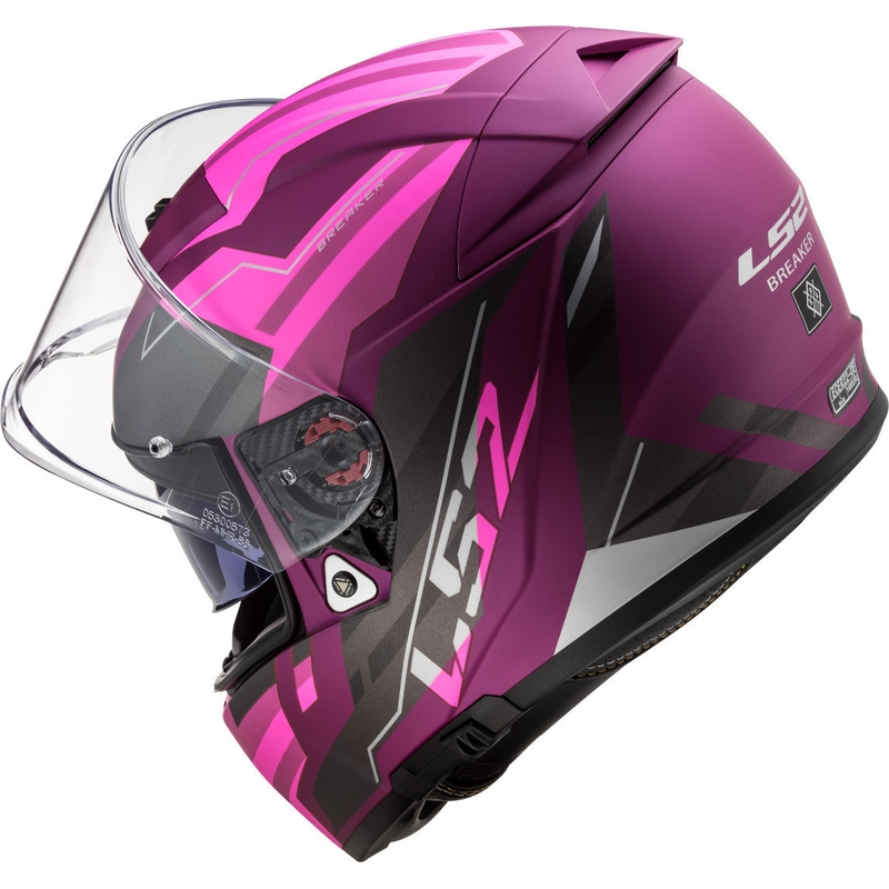 Integrální přilba na motorku LS2 FF390 Breaker Beta černo-fialová