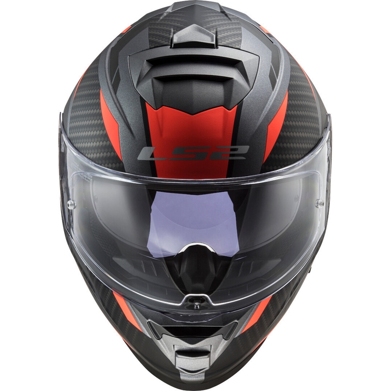 Integrální přilba na motorku LS2 FF800 Storm Racer titanovo-fluo oranžová