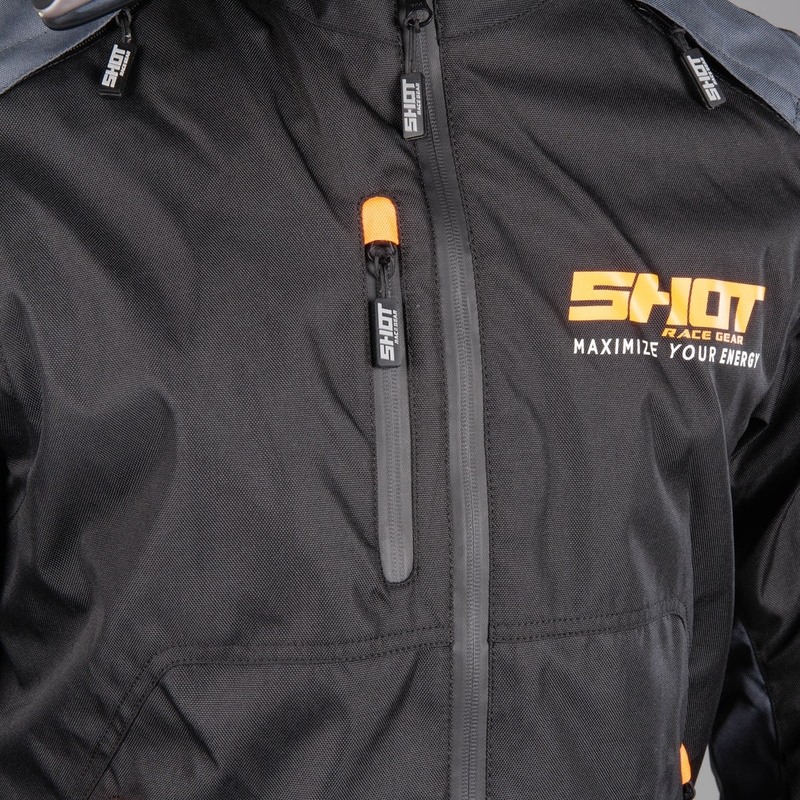 Bunda Shot Contact černo-fluo oranžová výprodej