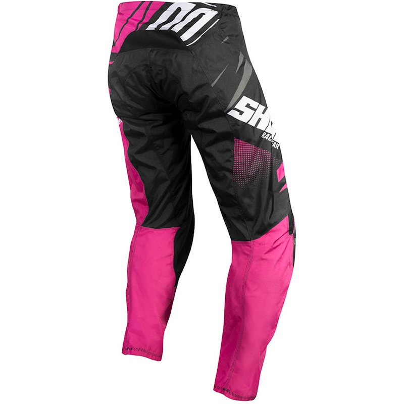 Dětské motokrosové kalhoty Shot Devo Ventury růžovo-černo-bílé