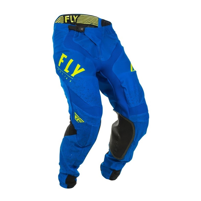 Motokrosové kalhoty FLY Racing Lite 2020 modro-černo-fluo žluté