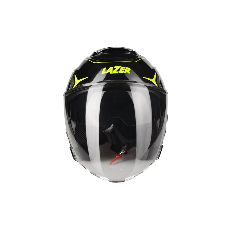Otevřená přilba na motorku Lazer Tango S Hexa černo-fluo žlutá