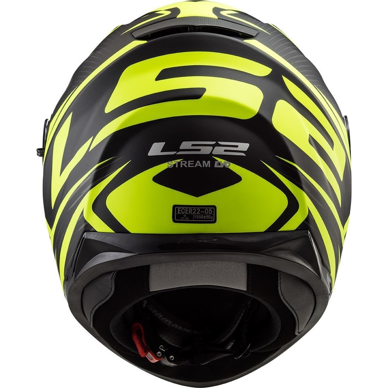 LS2 FF320 Stream Evo Jink musta-fluo-keltainen integroitu moottoripyöräilykypärä
