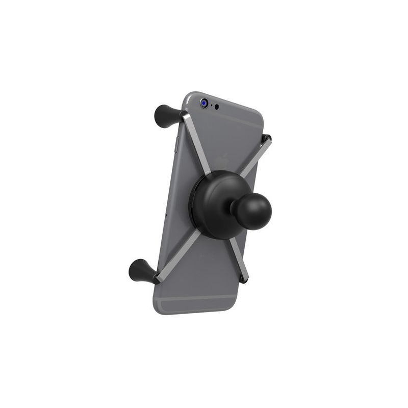 Universal RAM Mounts X-Grip suurille puhelimille, joissa on 1 tuuman pallonappi.