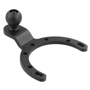 Kiinnitys RAM Mounts -laitteeseen BMW- ja Kawasaki-moottoripyörien tankin kannessa.