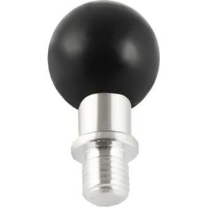 RAM Mounts ohjaustankokiinnikkeeseen, jossa on 1" tappi ja M10x1,5 ruuvit.