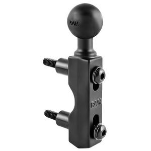 RAM-kiinnikkeet, joissa on 1" tappi moottoripyörän jarru-/kytkinvivun holkkia varten.