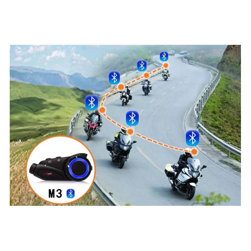 Bluetooth Intercom MaxTo M3 FULL HD-kameralla SONYn kanssa