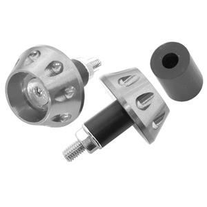 Vicma ohjaustangon päätykappaleet - hopea