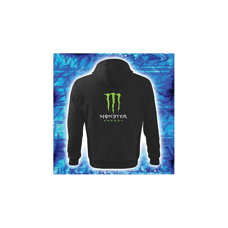 Mikina s motivem Monster energy s kapucí