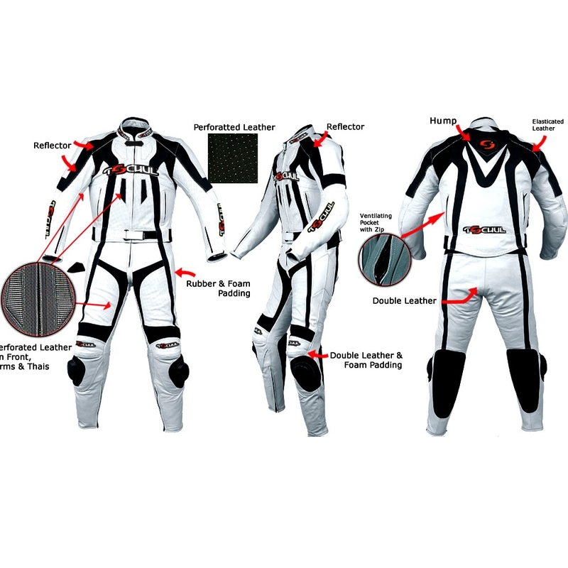 Pánská bunda Tschul 727 bílo-černá